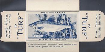 1954 Turf British Fish - Uncut Singles #31 Houting Front