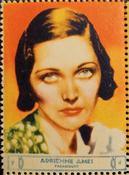 1932 National Screen Stars Stamps Series 1 #NNO Adrienne Ames Front