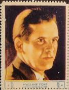 1932 National Screen Stars Stamps Series 3 #NNO Wallace Ford Front