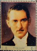 1932 National Screen Stars Stamps Series 5 #NNO Paul Lukas Front