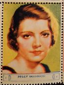 1932 National Screen Stars Stamps Series 7 #NNO Peggy Shannon Front