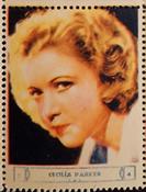 1932 National Screen Stars Stamps Series 7 #NNO Cecilia Parker Front