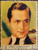 1932 National Screen Stars Stamps Series 10 #NNO Robert Montgomery Front