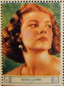 1932 National Screen Stars Stamps Series 11 #NNO Elissa Landi Front