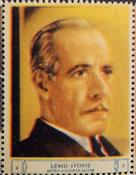 1932 National Screen Stars Stamps Series 14 #NNO Lewis Stone Front