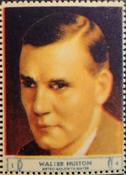1932 National Screen Stars Stamps Series 14 #NNO Walter Huston Front