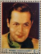 1932 National Screen Stars Stamps Series 14 #NNO Robert Montgomery Front