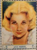 1932 National Screen Stars Stamps Series 14 #NNO Una Merkel Front