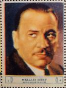 1932 National Screen Stars Stamps Series 14 #NNO Wallace Beery Front