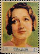 1932 National Screen Stars Stamps Series 14 #NNO Hedda Hopper Front