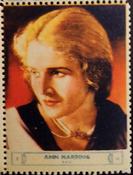1932 National Screen Stars Stamps Series 15 #NNO Ann Harding Front