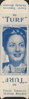 1948 Turf Film Favourites Uncut Singles #27 Virginia O'Brien Front