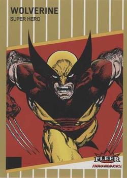 2023 Fleer Throwbacks '89 Marvel Edition - Glossy Gold #4 Wolverine Front