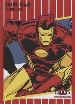 2023 Fleer Throwbacks '89 Marvel Edition - Red #8 Iron Man Front