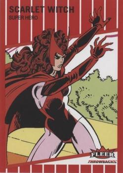 2023 Fleer Throwbacks '89 Marvel Edition - Red #9 Scarlet Witch Front