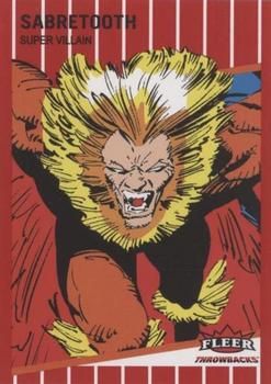 2023 Fleer Throwbacks '89 Marvel Edition - Red #15 Sabretooth Front