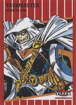 2023 Fleer Throwbacks '89 Marvel Edition - Red #24 Taskmaster Front