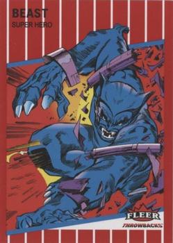 2023 Fleer Throwbacks '89 Marvel Edition - Red #29 Beast Front