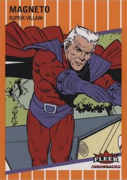 2023 Fleer Throwbacks '89 Marvel Edition - Orange #7 Magneto Front