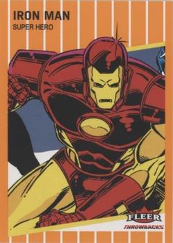 2023 Fleer Throwbacks '89 Marvel Edition - Orange #8 Iron Man Front