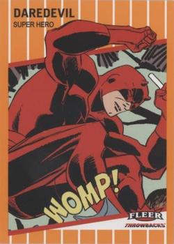 2023 Fleer Throwbacks '89 Marvel Edition - Orange #14 Daredevil Front