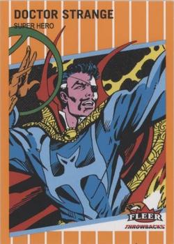2023 Fleer Throwbacks '89 Marvel Edition - Orange #16 Doctor Strange Front