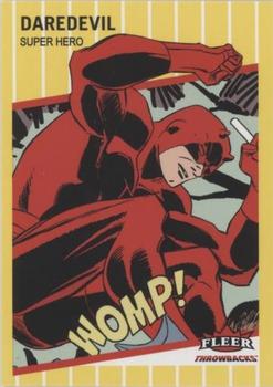 2023 Fleer Throwbacks '89 Marvel Edition - Yellow #14 Daredevil Front