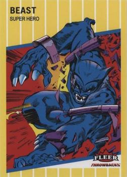2023 Fleer Throwbacks '89 Marvel Edition - Yellow #29 Beast Front
