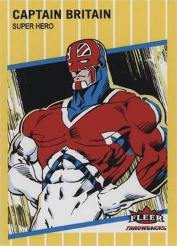 2023 Fleer Throwbacks '89 Marvel Edition - Yellow #30 Captain Britain Front