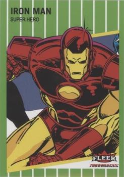 2023 Fleer Throwbacks '89 Marvel Edition - Green #8 Iron Man Front