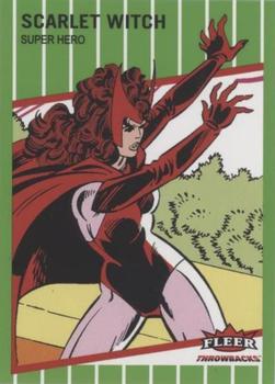 2023 Fleer Throwbacks '89 Marvel Edition - Green #9 Scarlet Witch Front