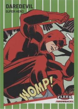 2023 Fleer Throwbacks '89 Marvel Edition - Green #14 Daredevil Front
