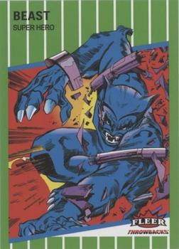 2023 Fleer Throwbacks '89 Marvel Edition - Green #29 Beast Front