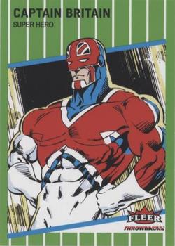 2023 Fleer Throwbacks '89 Marvel Edition - Green #30 Captain Britain Front