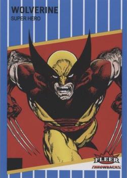 2023 Fleer Throwbacks '89 Marvel Edition - Blue #4 Wolverine Front