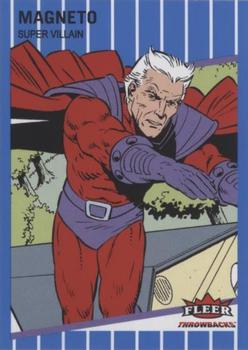 2023 Fleer Throwbacks '89 Marvel Edition - Blue #7 Magneto Front