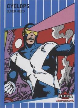 2023 Fleer Throwbacks '89 Marvel Edition - Blue #10 Cyclops Front