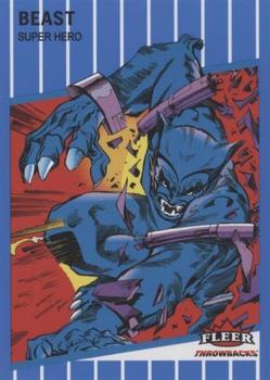 2023 Fleer Throwbacks '89 Marvel Edition - Blue #29 Beast Front