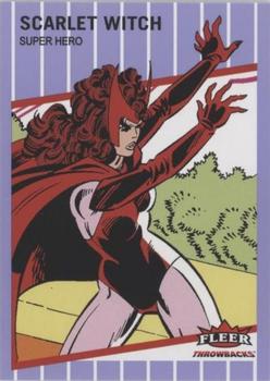 2023 Fleer Throwbacks '89 Marvel Edition - Purple #9 Scarlet Witch Front