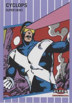 2023 Fleer Throwbacks '89 Marvel Edition - Purple #10 Cyclops Front