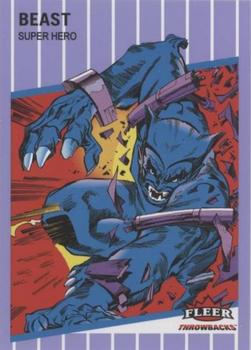 2023 Fleer Throwbacks '89 Marvel Edition - Purple #29 Beast Front