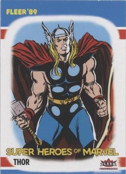 2023 Fleer Throwbacks '89 Marvel Edition - Super Heroes of Marvel #HM-2 Thor Front