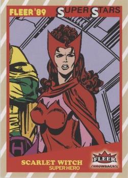 2023 Fleer Throwbacks '89 Marvel Edition - Super Stars #SS-4 Scarlet Witch Front