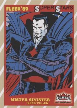 2023 Fleer Throwbacks '89 Marvel Edition - Super Stars #SS-7 Mister Sinister Front