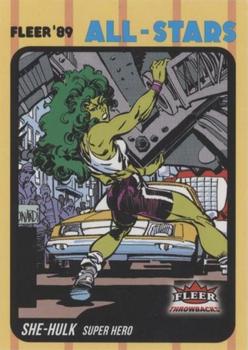 2023 Fleer Throwbacks '89 Marvel Edition - All-Star Achievements #ACH-6 She-Hulk Front