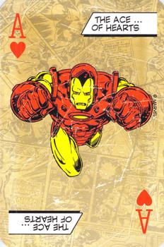 2023 Waddingtons Marvel Comics Playing Cards #A♥ Iron Man Front