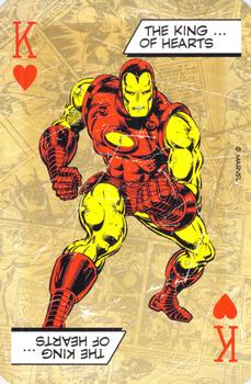 2023 Waddingtons Marvel Comics Playing Cards #K♥ Iron Man Front