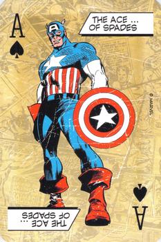 2023 Waddingtons Marvel Comics Playing Cards #A♠ Captain America Front