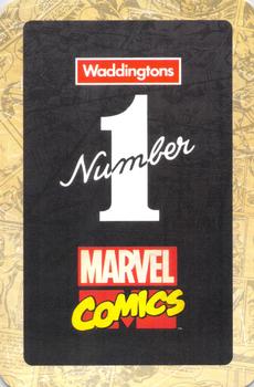 2023 Waddingtons Marvel Comics Playing Cards #10♠ Captain America #123 Back