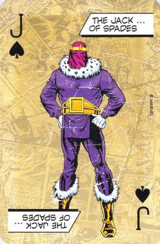 2023 Waddingtons Marvel Comics Playing Cards #J♠ Baron Zemo Front